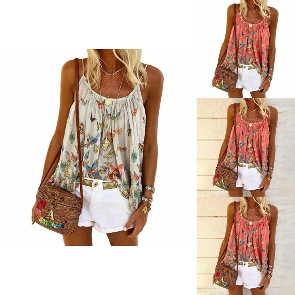 Stylish Women's Swing Vest Sleeveless Cami Top With Flared Ruffle Hem For Plus Sizes