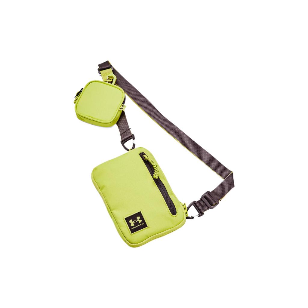 New Under Armour Polyester Shoulder Bag, Crossbody Bag Trumpets Unisex Lime Yellow & Grayish Brown 1376465-743