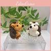 Sweet And Adorable Hedgehog Plush Pendant Keychain Soft Toy Perfect For Children