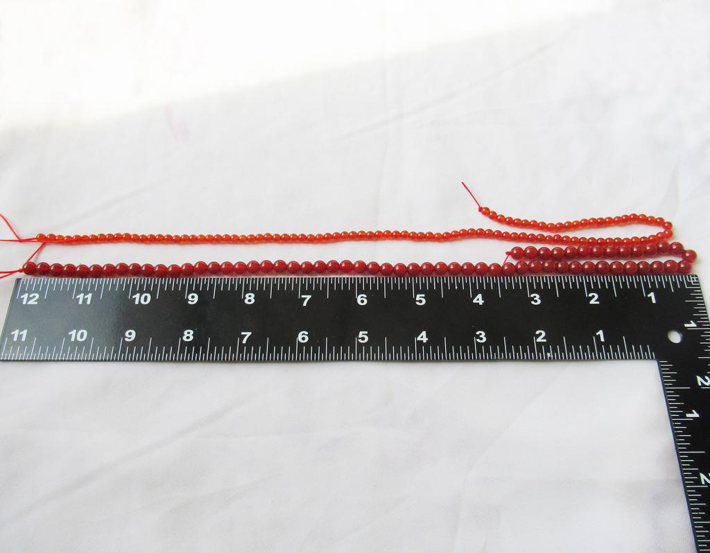 7A Red Agate Bead Strand 15 Inches 4mm/6mm Natural Gemstone Bead Spacer for DIY Jewelry Making