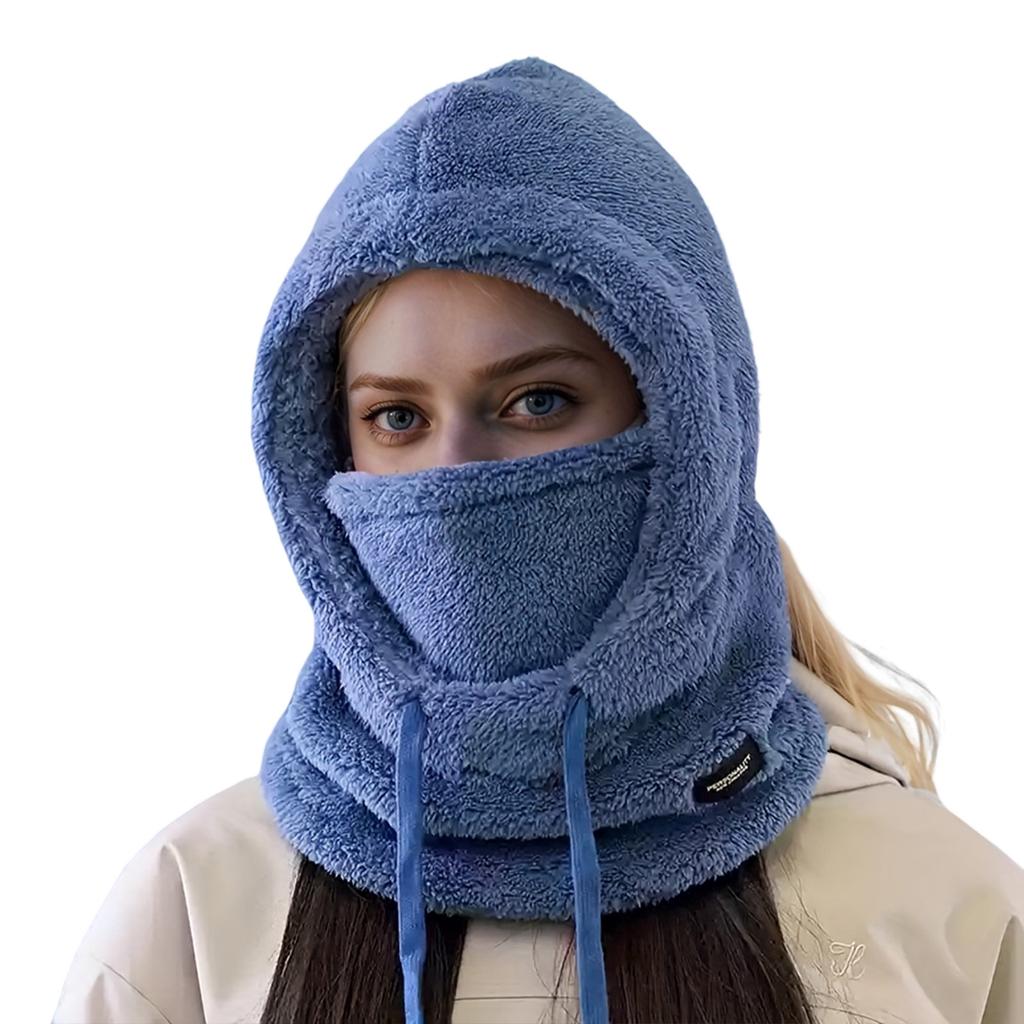 Cycling Windproof Hooded Neck Warmer Windproof Outdoor Cold Weather Neck Warmer for Running Skiing Cycling