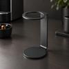 Black Metal Coffee Machine Stand Compact Freestanding with