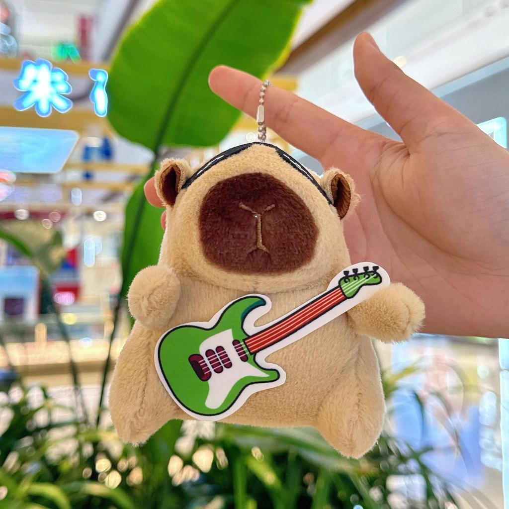 Cute Capybara Plush Toy Pendant & Keychain Charm