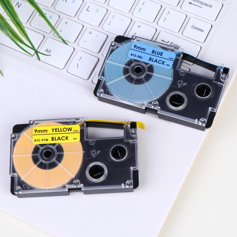 9/12Mm Label Tape Compatible Xr-9We Xr-12Xwr Ribbon Tape For Kl-60L/100/120/130/170Plus/180/E300/780/820/7400/8700/8800 Cw-L300