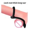 Men's delay horseshoe ring  Silicone male lock essence