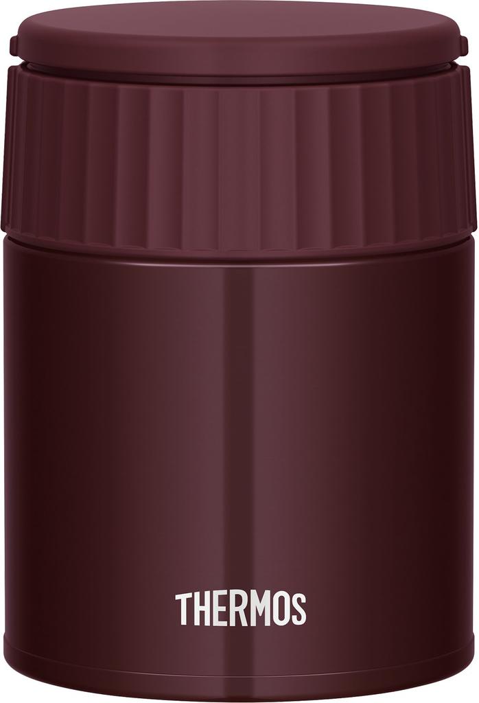 THERMOS CHO Insulated Lunch Vacuum Insulated Soup Jar JBQ-401 Jar, Chocolate, 400ml,