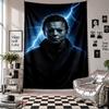 Wall TapestryHalloween Michael Myers Art Hanging Cloth Decorative Background Cover for Room Decoration