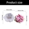 Flower Fondant Cake Mold for Cake Decorating Cupcake Toppers Candle Making Handmade Soap Mold 3D Flower Silicone Mould