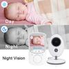Wireless LCD Audio Video Baby Monitor VB605 Radio Nanny Music Intercom IR 24h Portable Baby Camera Baby Walkie Talkie Babysitter
