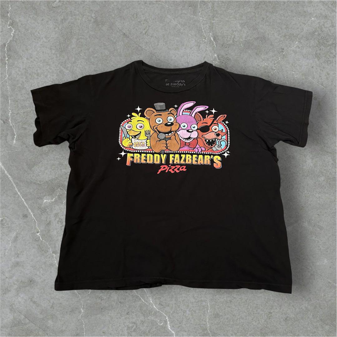 

[USED] Freddys vintage print t-shirt anime game