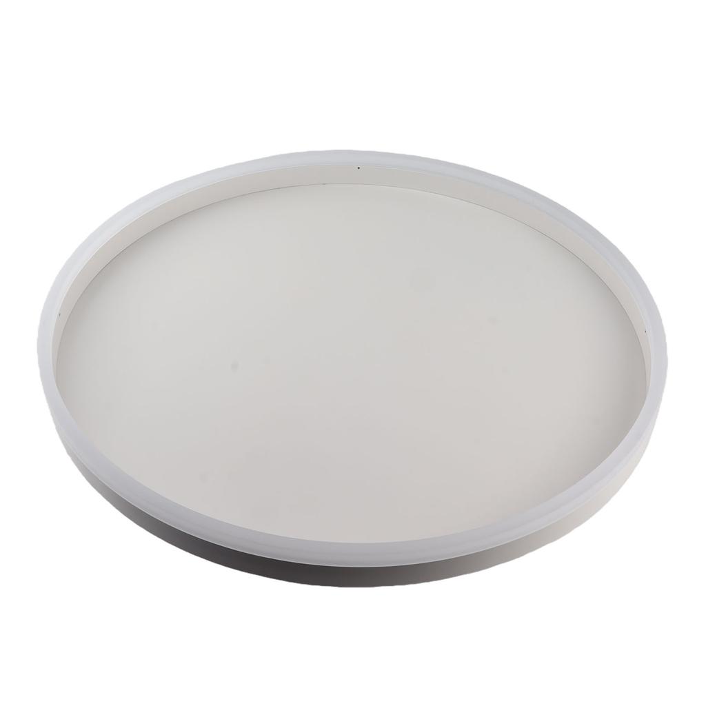 Modern Ceiling Light Dimmable Round LED Flush Mount Ceiling Lamp with Remote APP Control for Living Room Bedroom White