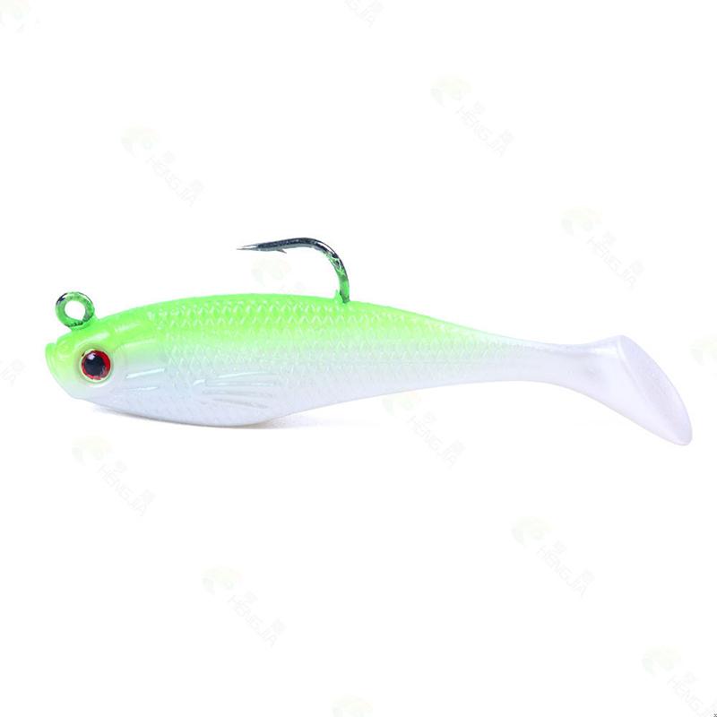 

Приманки для морской рыбалки, силиконовая мягкая приманка, 8 см-10 г, Т-образный хвост, воблер, рыболовная приманка, приманка из искусственного каучука, приманка для плавания, рыболовные снасти