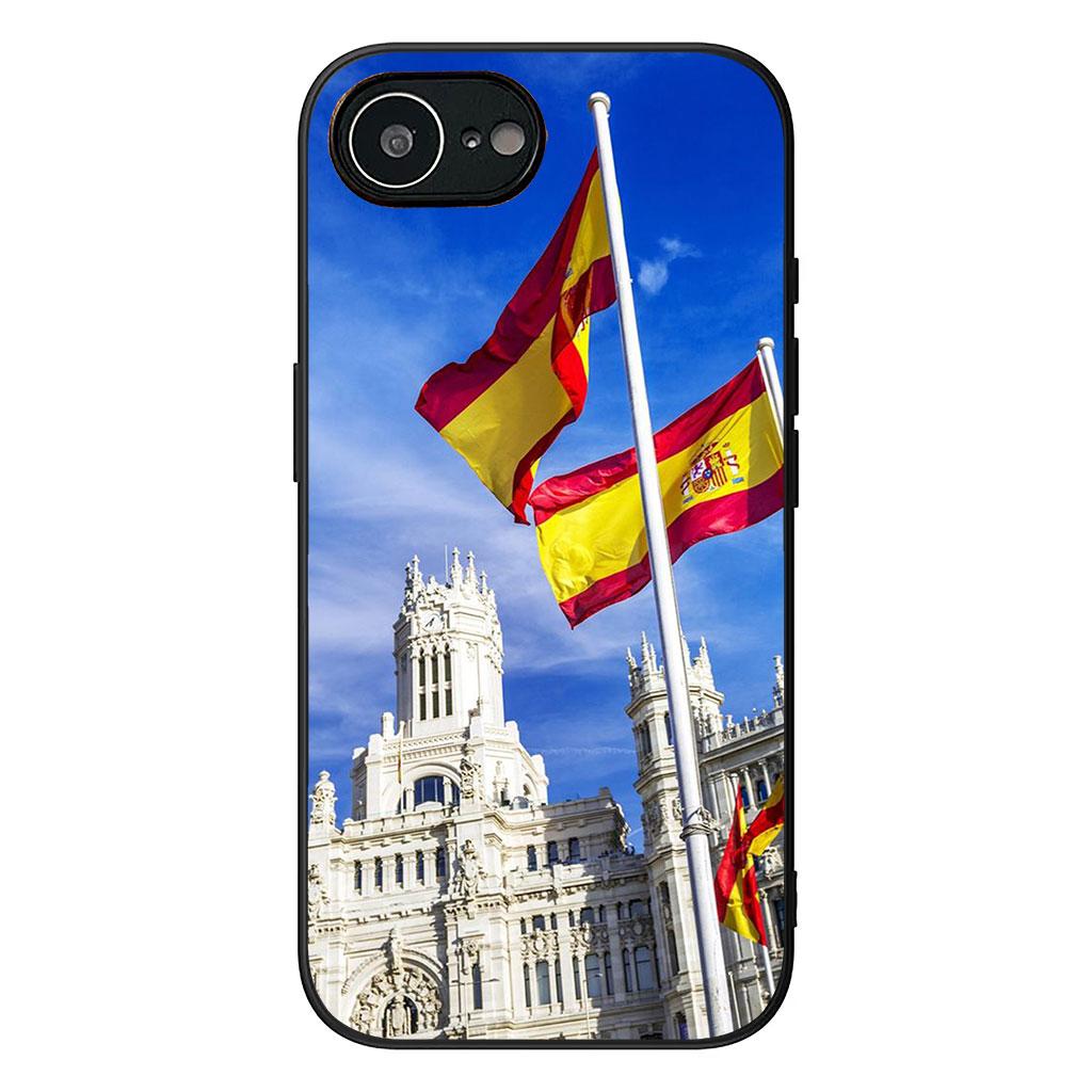 Cover for OPPO A54 A40 A60 A80 A18 A16 A17 A38 A78 A79 A57 A55 A3 Pro A96 A15 A12 Phone Case Spain Flag
