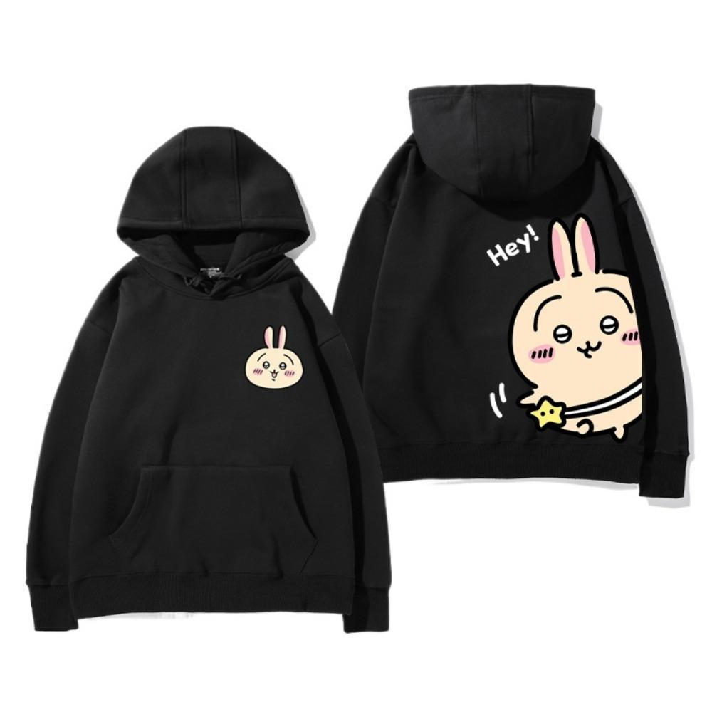 Ladies' Cute Hoodie Chiikawa Hooded Hoodie Hachiware Girls' Casual Sweater Usagi Loose Fashion Trend Women's Hoodie