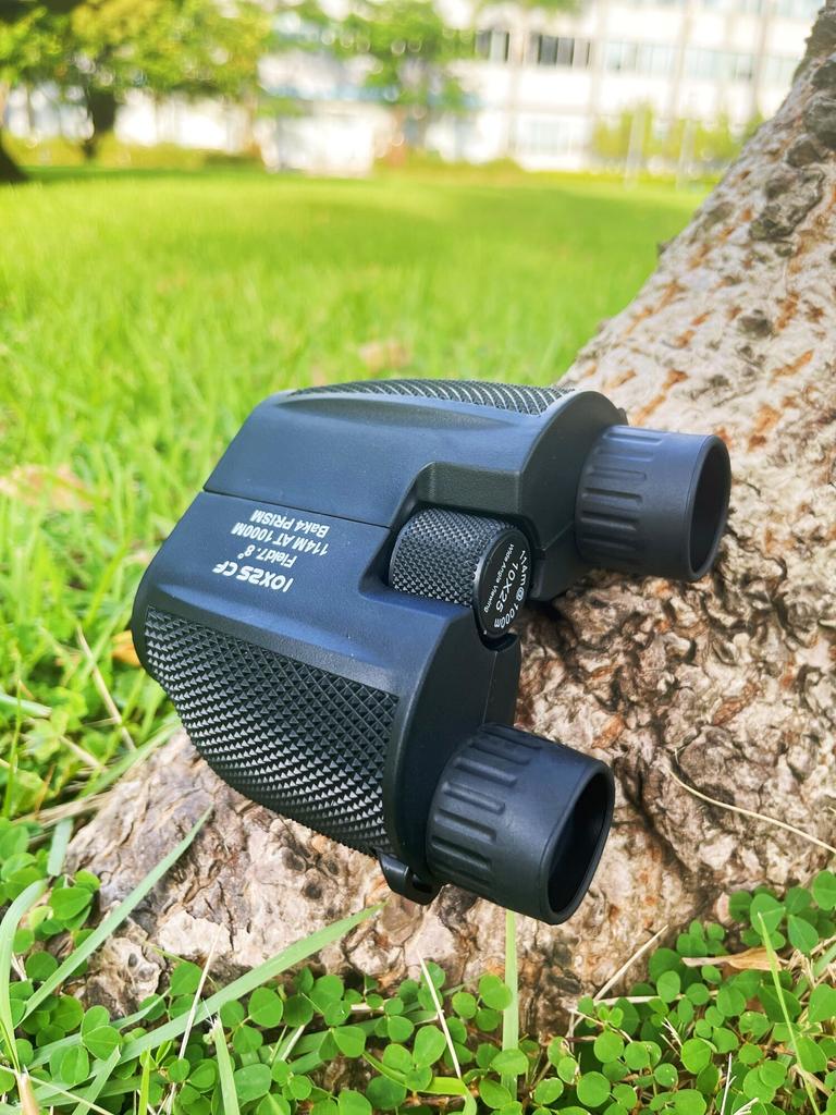 Binoculars 10X25 HD Mini Portable Telescope BAK4 FMC Coated Telescope Outdoor Activity Bird Watching Hunting Travel Camping Ball Game