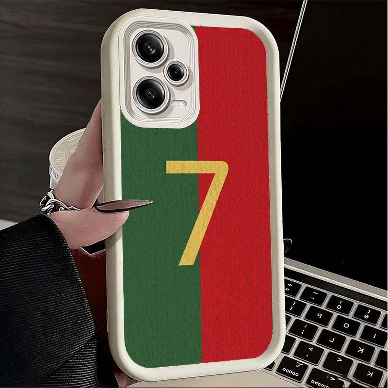 Phone Case for Xiaomi Redmi Note 15 14 13 Pro Plus FootBall Number 7 10 19 Shell 12S 11 11S 11T 5G 14S Soft Silicone Funda