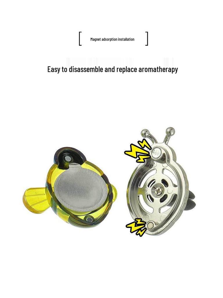 Cartoon Car Air Vent Perfume: Long-lasting Fragrance & Aromatherapy Ornament
