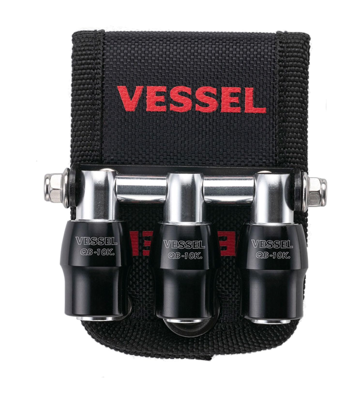 

VESSEL Быстросъемный тройной держатель Черный QB-10B3K чёрный