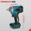 ONEVAN Torque Brushless Electric Impact Wrench 1/2 Inch Cordless Electric Wrench Power Tools For Makita 18V Battery
