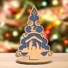 Christmas Decoration Tree Decorative Wooden Sign Desktop Ornament for Holiday