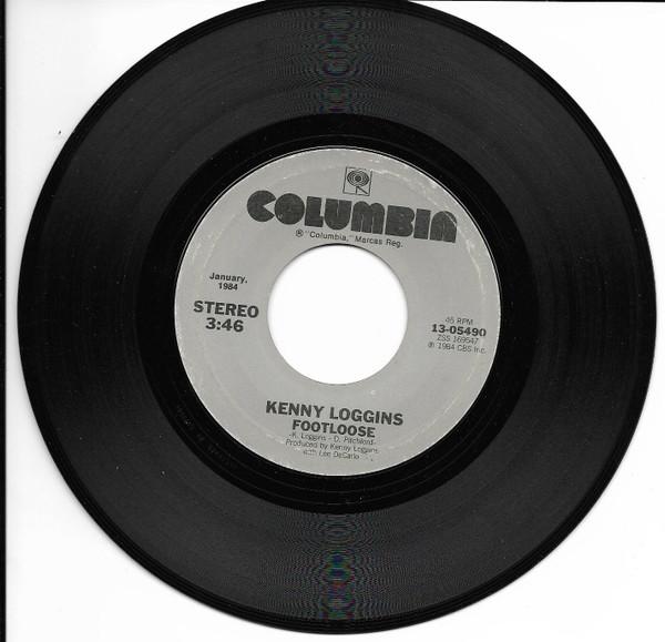 

7inch Record KENNY LOGGINS Footloose Heart To Heart 1305490 Columbia 1984 US Rock Used