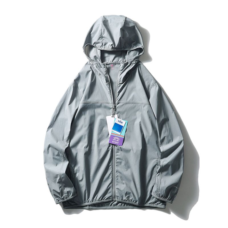 UPF50 Ultra-Thin Breathable Ice Silk Sun Protection Clothing 2024 New Arrival Men's Summer Fishing Outwear Export Lightweight Wind Shield