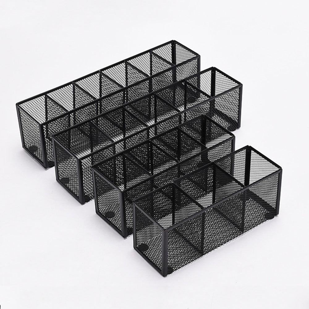 Moderner Netz-Schreibtisch-Organizer 3/4/5/6 Fächer Stifthalter Einfacher Schreibtisch-Displayhalter Für Schüler