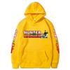 Anime Hunter X Hooded Sweatshirt Men Women Cotton-Lined Long Sleeve Pullover Streetwear Style