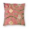 Pink Floral Boudoir Pillowcase Polyester Linen Velvet Pattern Zip Decor Pillow Case Home Cushion Cover Wholesale