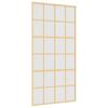 Vidaxl Sliding Door, Gold, 102.5X205 Cm, Frosted Glass Esg