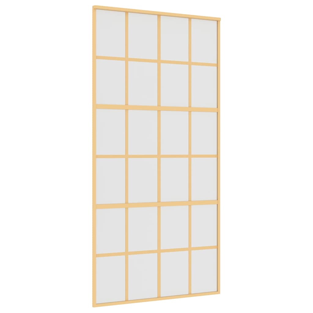 Vidaxl Sliding Door, Gold, 102.5X205 Cm, Frosted Glass Esg