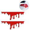 Halloween Red Blood Car Headlight Sticker PET Dripping Blood Vinyl Decal  Window Trunk Bumper