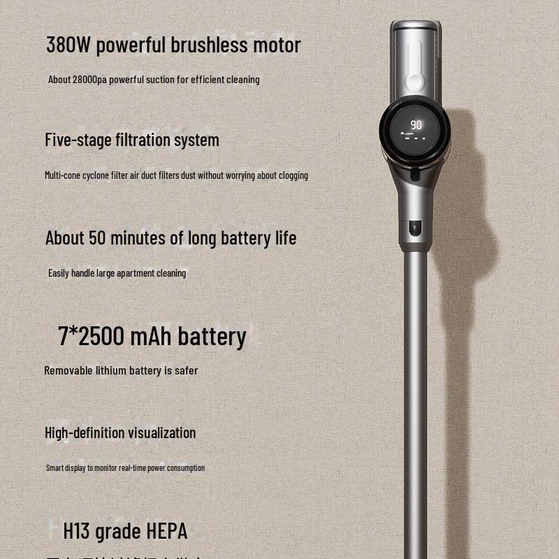 Bezdrátový přenosný vysavač: Vysoce výkonné sání, dlouhá životnost baterie, mokré/suché použití
