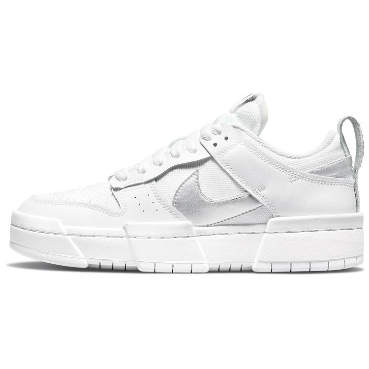 (WMNS) Nike Dunk Low Disrupt  White Metallic Silver  Women s DJ6226-100 EU 37.5
