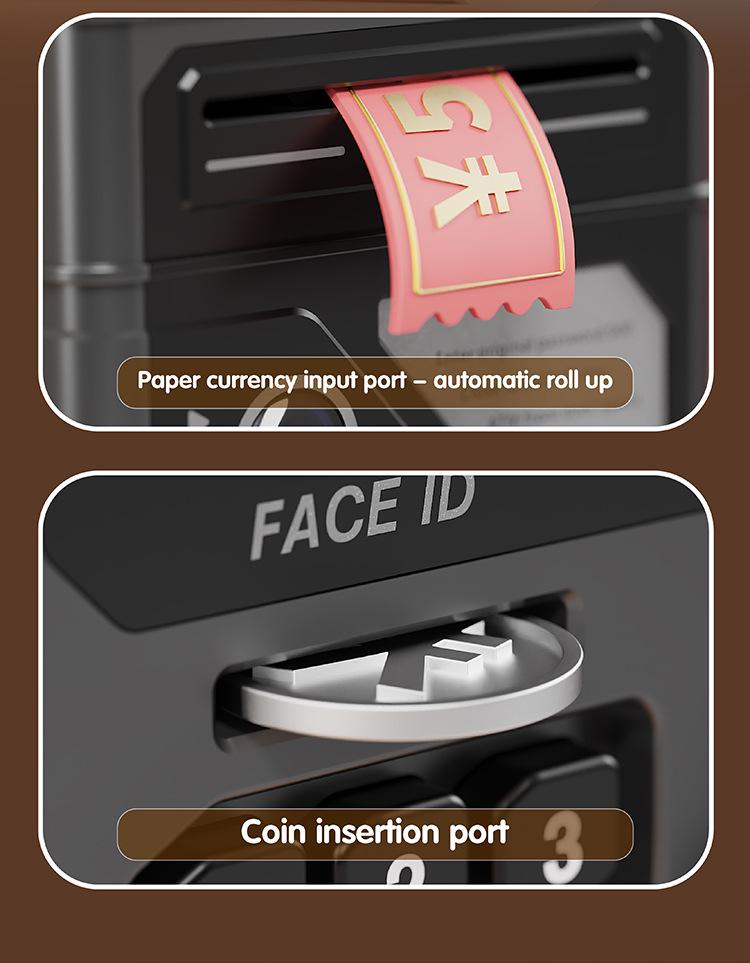 Children's ATM Piggy Bank with Music and Large Capacity Coin Box