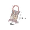 Pink Plaid Fabric Tissue Box Portable Hanging Tissue Case Living Room Container Home Car Towel Napkin Holder Home Decoration