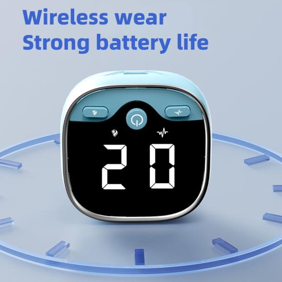 Wireless EMS Wrist Massager Adjustable Intensity Wrist Massager with Heat 9 Intensities 5 Modes Heat Therapy for Wrist Discomfort