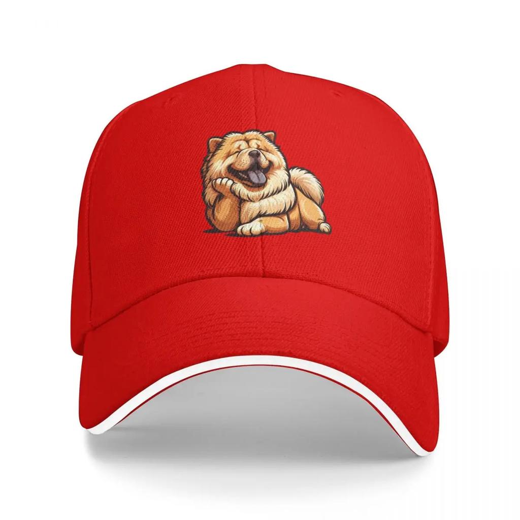 Chow Chow Cute Dog Funny Chow Art Baseball Cap Wild Ball Hat Sailor Cap for Men Hat Man Luxury Ball Cap Hats Man Women's