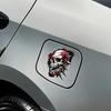 1Pc Spiked Skull Vinyl Sticker, Waterproof Decal for Car Motorcycle Window Bumper Laptop DIY Decoration