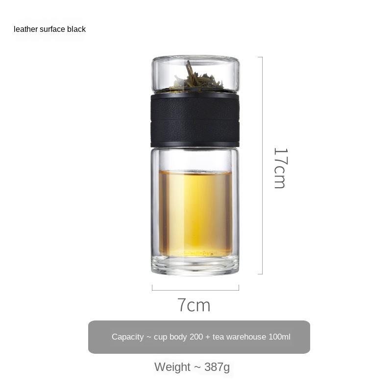 Tea Water Bottle Travel Drinkware Portable Double Wall Glass Tea Stainless Steel Infuser Filters The Tea Filter Tumbler