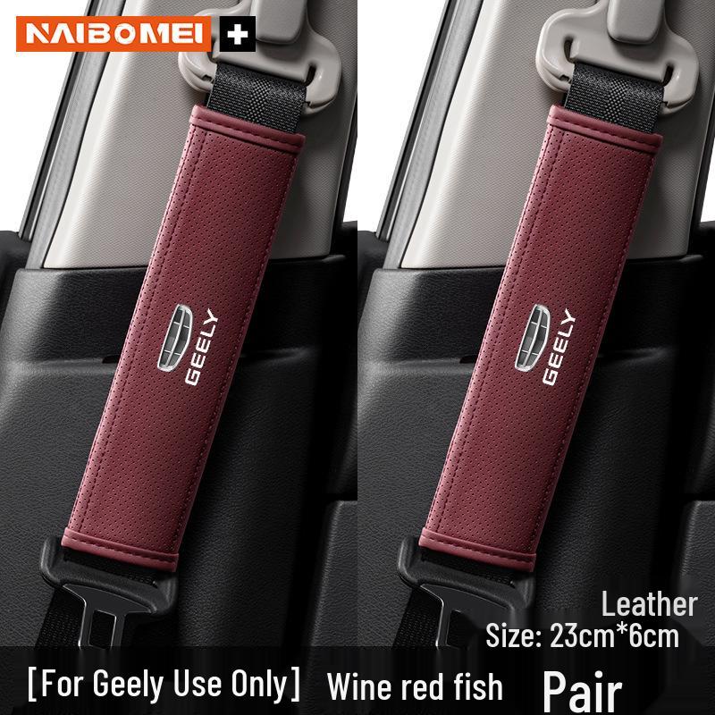 Geely Car Seat Belt Shoulder Protector for Xingyue, Binyue, Emgrand, Borui, Geometry ICON