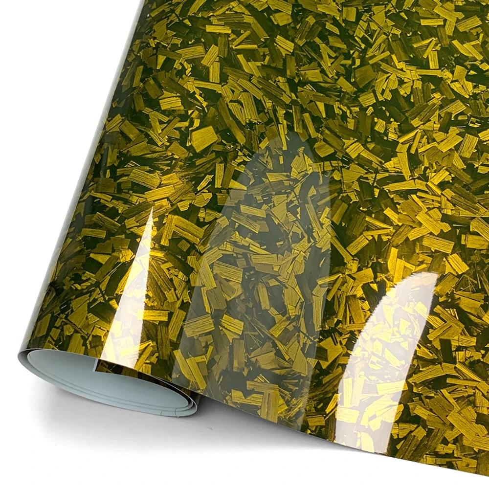 Folie Vinil Wrap Fibră de Carbon Floare Consumabile Auto Caroserii Auto PET Accesorii Motocicletă Auto Impermeabil Fără Bule Film Autoadeziv