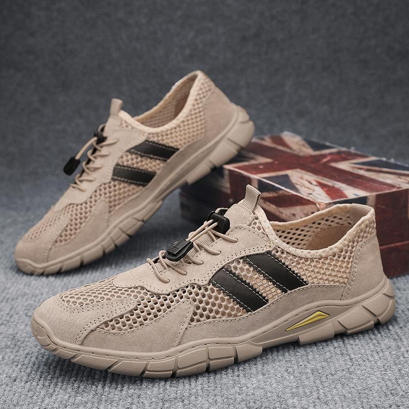 Summer Men Breather Mesh Casual Shoes Men Loafers Comfortable Moccasins Man Flats Shoes