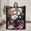 Deaths Notes Amane Misa Blanket Fleece Spring Autumn Portable Warm Throw Blanket for Bedding Couch Plush Thin Quilt