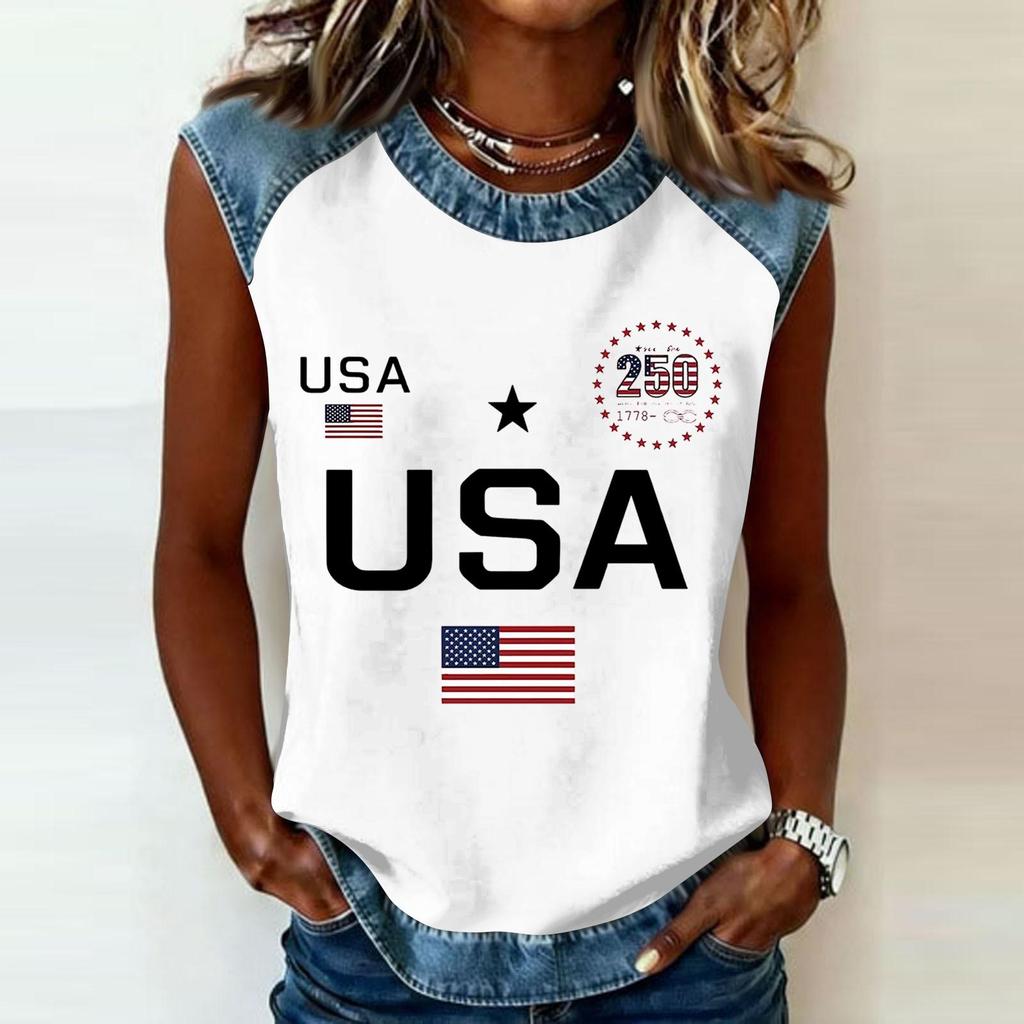 Camiseta informal de manga larga para mujer con cuello redondo y estampado
