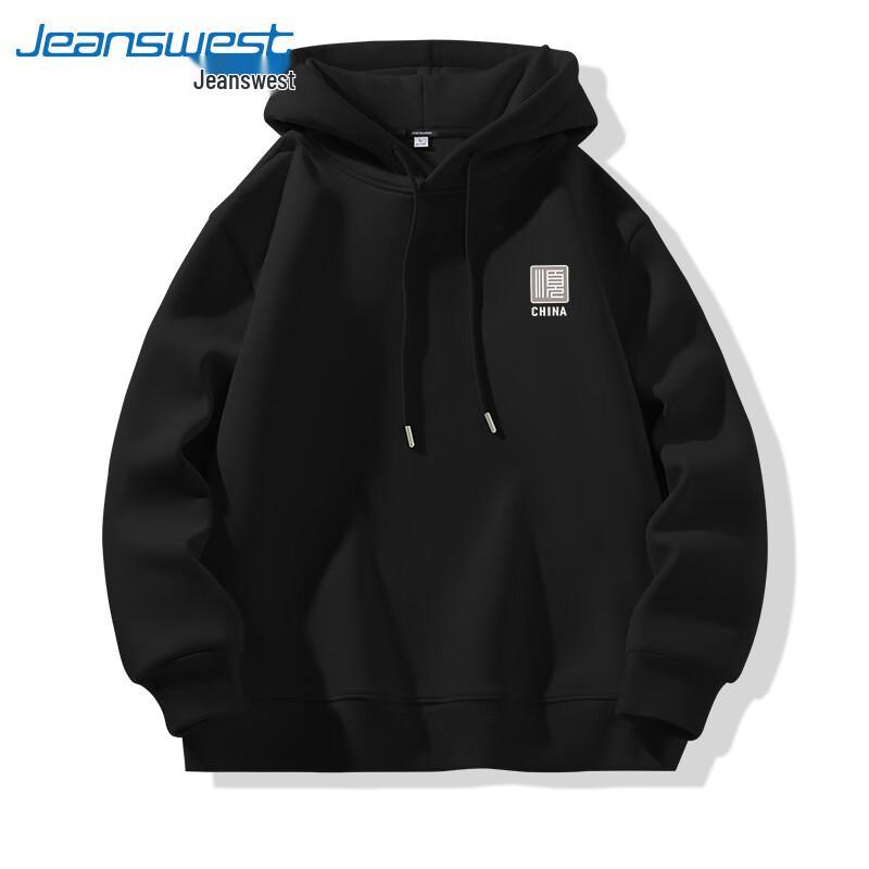 

Jeanswest Men s Fall 2025 American Style Heavyweight Hooded Sweatshirt 4XL