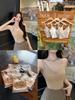 Seamless Lace Camisole with Fixed Cup and Beautiful Back Design