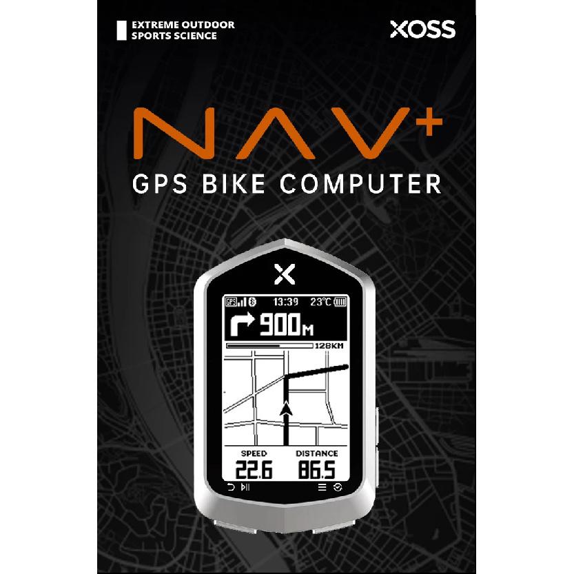 XOSS NAV Plus Bike Computer Wireless Cycling GPS Speedometer Map Navigation Waterproof Bluetooth ANT+ Cadence Speed