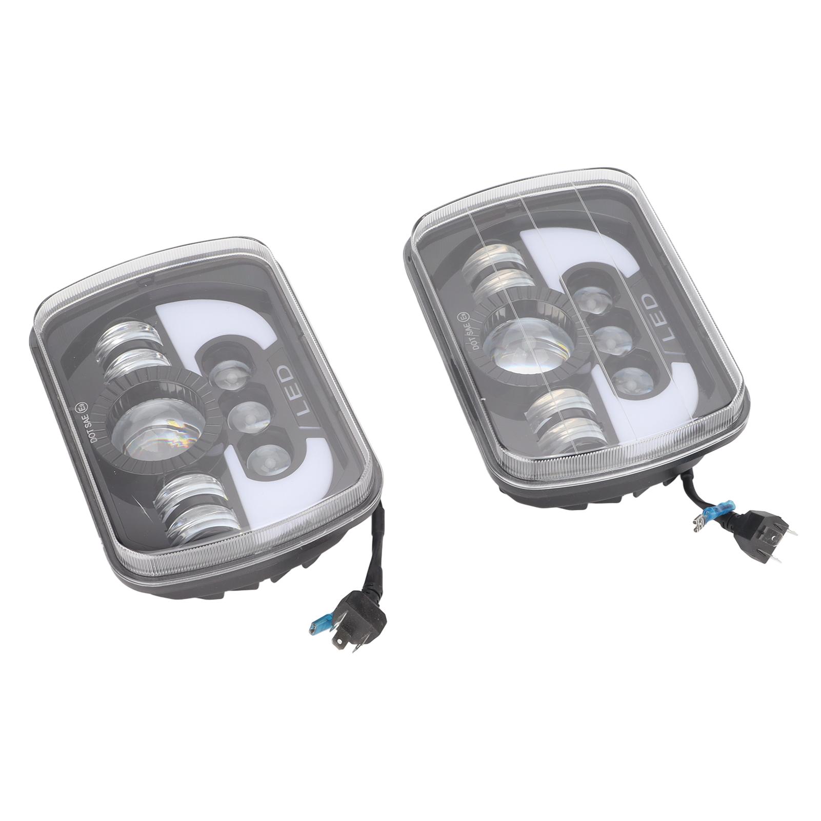 

7-дюймовый светодиодный рабочий фонарь 30 Вт IP67 водонепроницаемый 8 прожекторов 6000K дальнего света для бездорожья