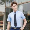 Business Shirt Men's and Women's Interview Dress White Shirt Short Sleeve Professional Wear Slim Work Clothes Non-ironing Cotton Wholesale